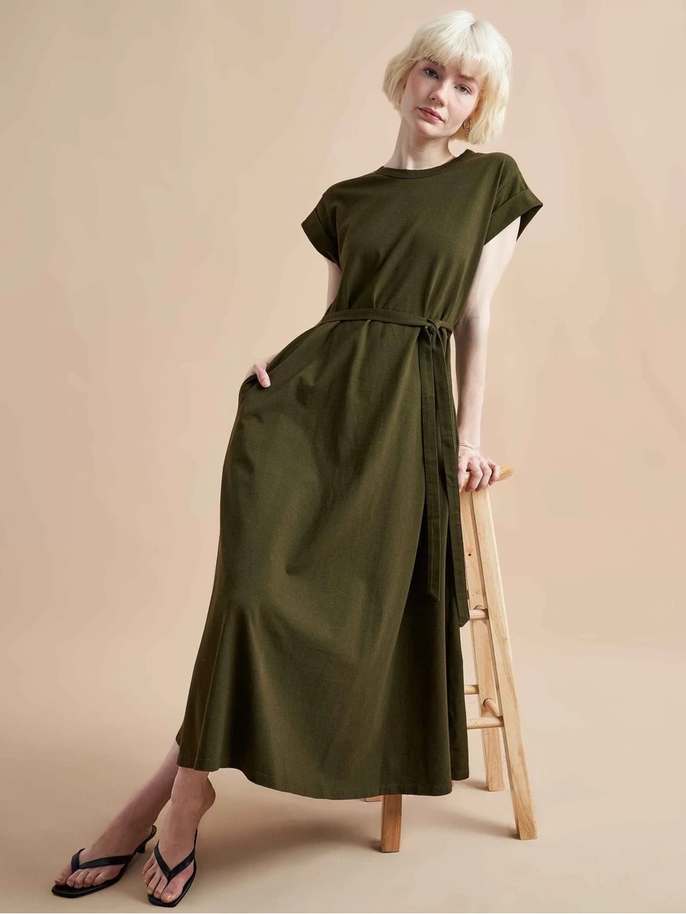 La Ligne Andie Olive Hot Dress